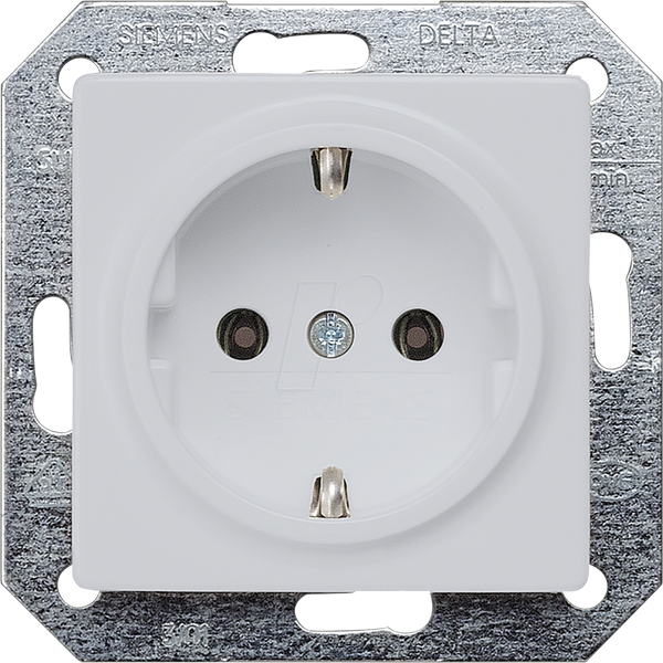 DELTA i-system, розетка із заземлюючим контактом 10/16 A 250 V