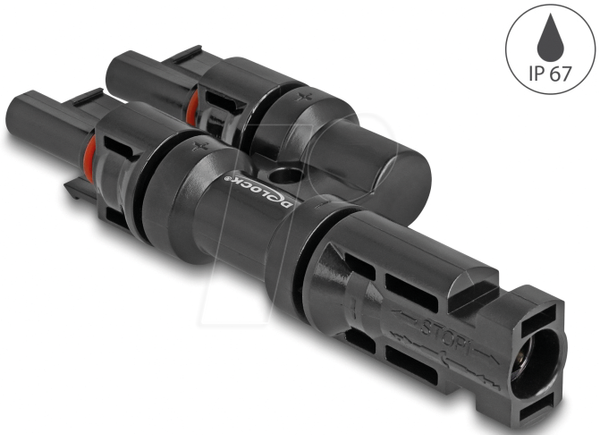 Разъем DL4 Solar 1 x male - 2 x female