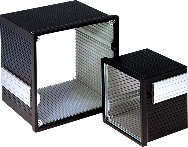 Алюмінієвий корпус панелі керування, 96 x 96 x 138 мм