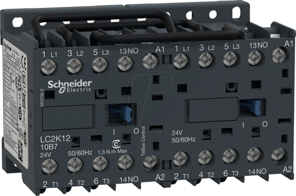 Комбінація реверсивних контакторів, TeSys K, 3-контактні, 1 NO, 230 В