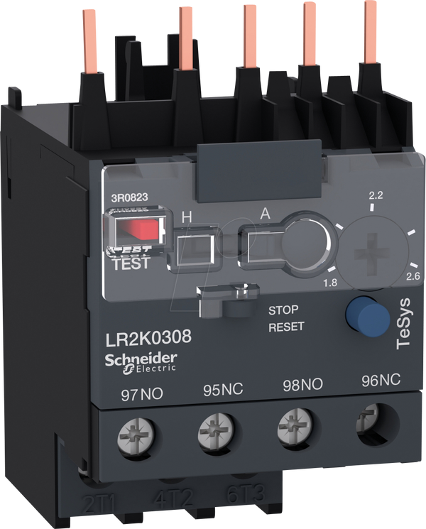 Защитное моторное реле, TeSys LRK, 1,8 - 2,6A, класс 10A