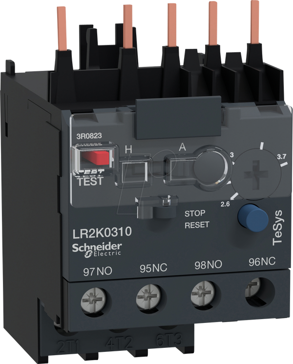 Защитное моторное реле, TeSys LRK, 2,6 - 3,7А, класс 10А