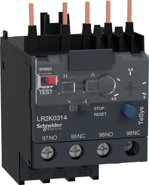 Защитное реле двигателя, TeSys LRK, 5,5 - 8,0A, класс 10A