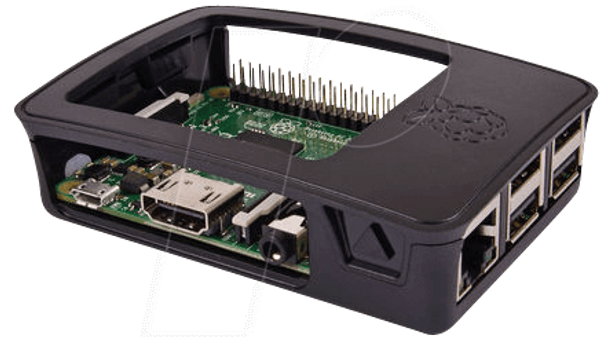 Корпус для Raspberry Pi 3, чорний/сірий
