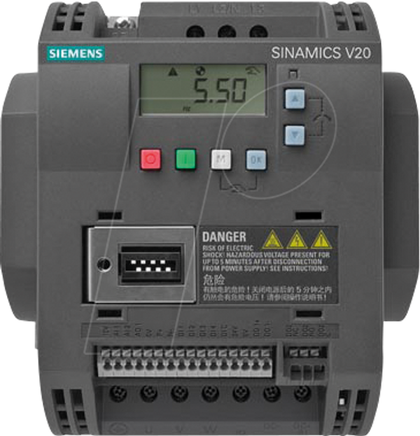 SINAMICS V20, 3 AC 400 V 3,0 кВт БЕЗ ФІЛЬТРУ