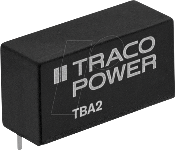 DC/DC-Wandler TBA 2, 2 Вт, 12 В, 80 мА, SIL-7