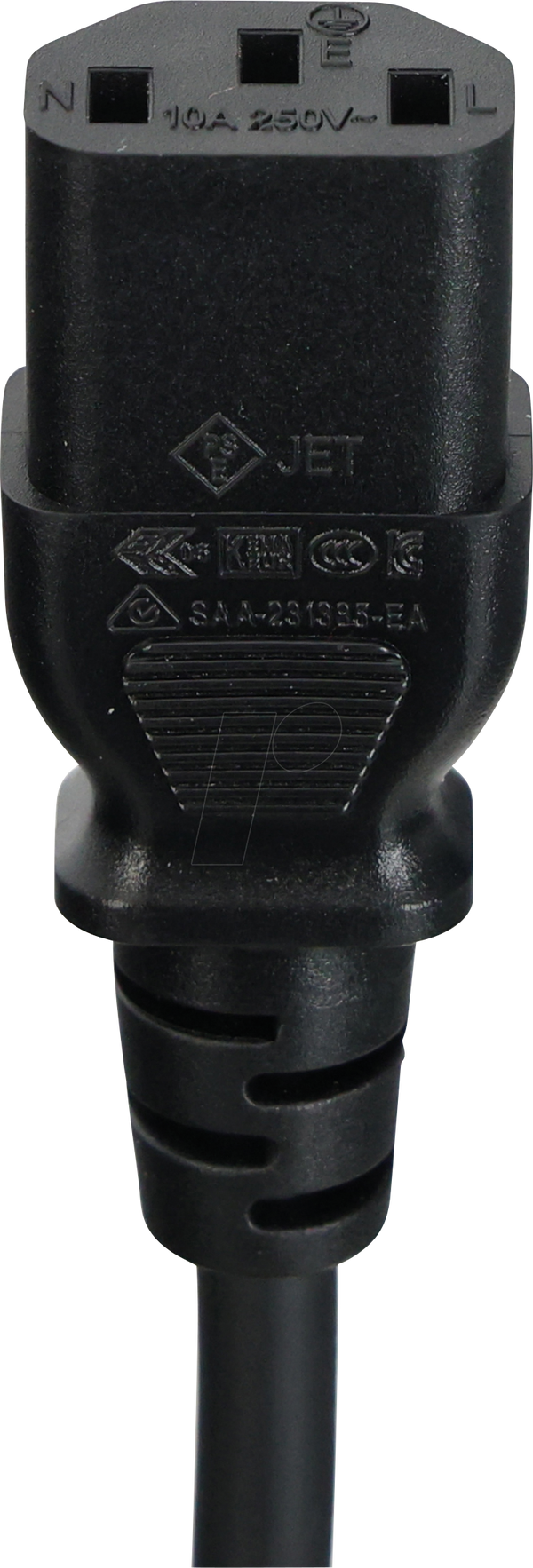 Подовжувач мережевого кабелю, UltraFlex, C13 - C14, 1 м, чорний