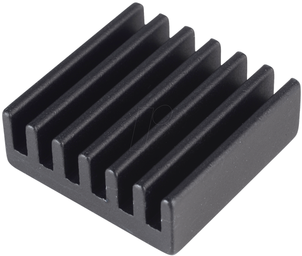 Тепловідвід SMD 22,3 x 8,0 x 22,3 мм, основа 3 мм