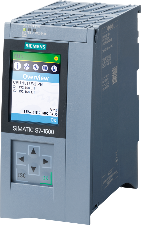 SIMATIC S7-1500F, процесор 1515F-2 PN