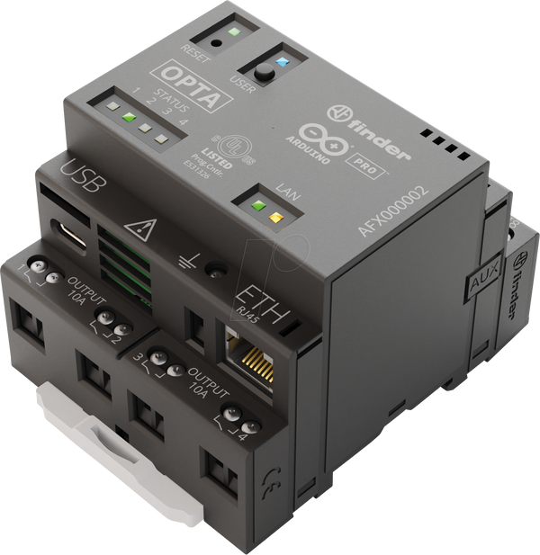 Arduino OPTA Advanced, WiFi, Ethernet, USB-C, RS485, BLE