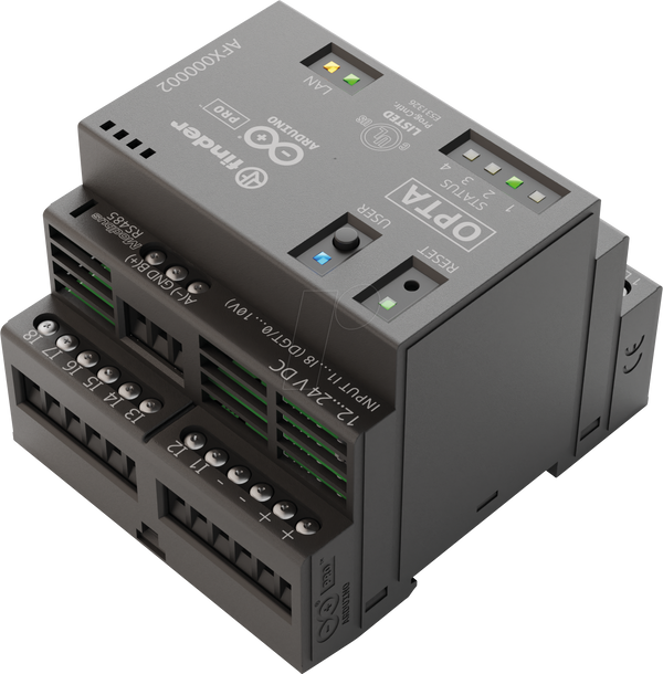 Arduino OPTA Advanced, WiFi, Ethernet, USB-C, RS485, BLE