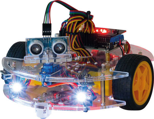 Joy-Car, готовый к установке, вкл. Micro:Bit