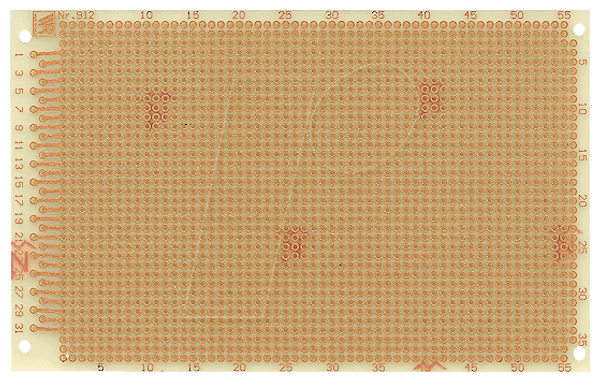 Лабораторна картка, епоксидна, 160x100мм, CU 35µ
