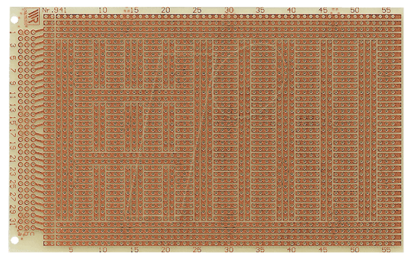 Лабораторна картка, епоксидна, 160x100мм, CU 35µ