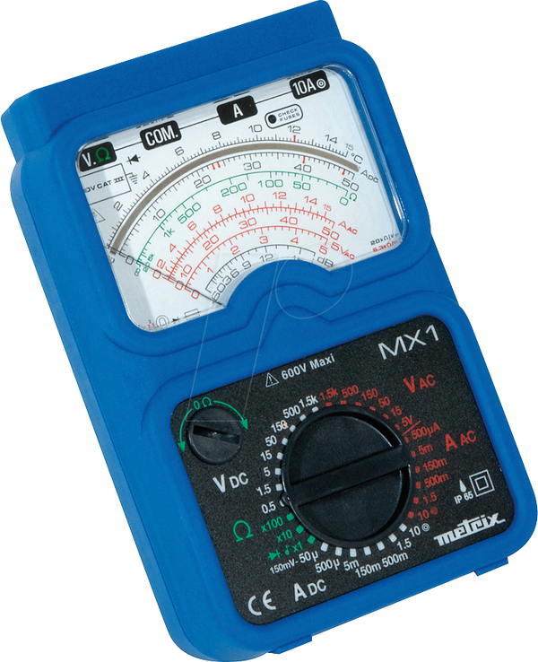 Мультиметр MX 1, аналоговый, 600 В AC/DC, 10 A AC/DC