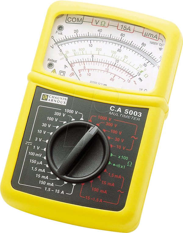 Мультиметр C.A 5003, аналоговый, 600 В AC/DC, 15 A AC/DC