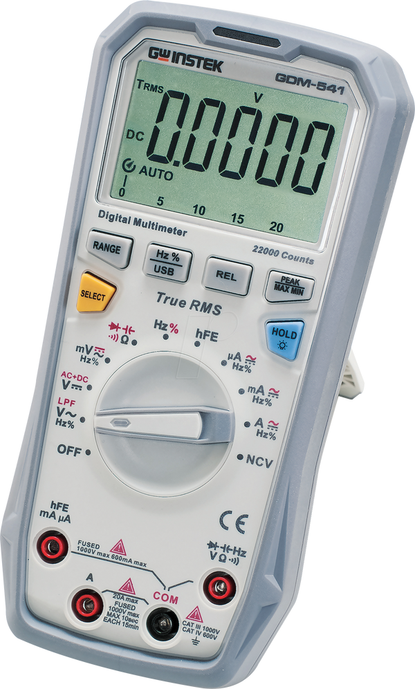 Мультиметр GDM-541, цифровий, 22000 відліків, TRMS, USB