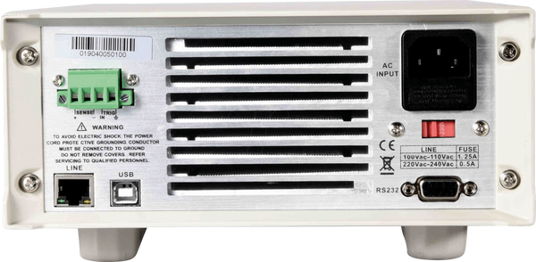 Електронне навантаження, 150 Вт, 0 - 30 А, USB, RS232, LAN