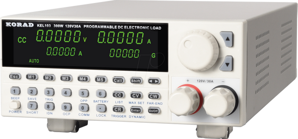 Электронная нагрузка, 300 Вт, 0 - 30 А, USB, RS232, LAN