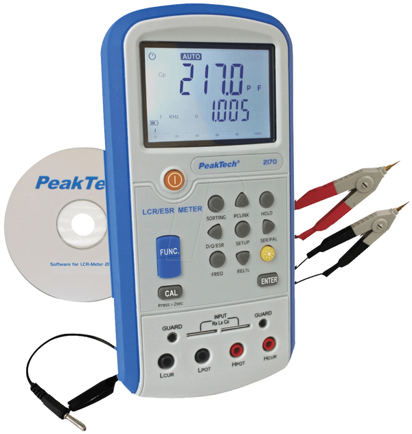PeakTech® 2170 LCR/ESR измеритель с USB