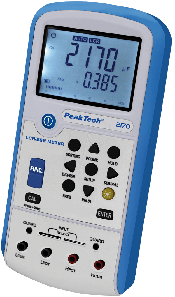 PeakTech® 2170 LCR/ESR измеритель с USB