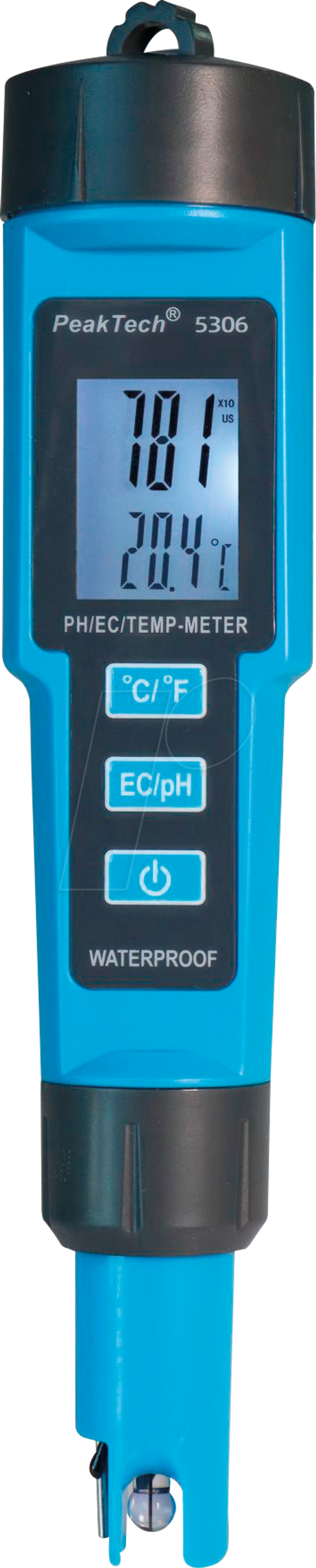 pH-метр 3-в-1 у формі ручки для PH/EC/TEMP