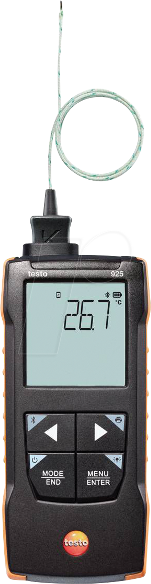 Вимірювач температури testo 925 для TE типу K, від -50 до +10