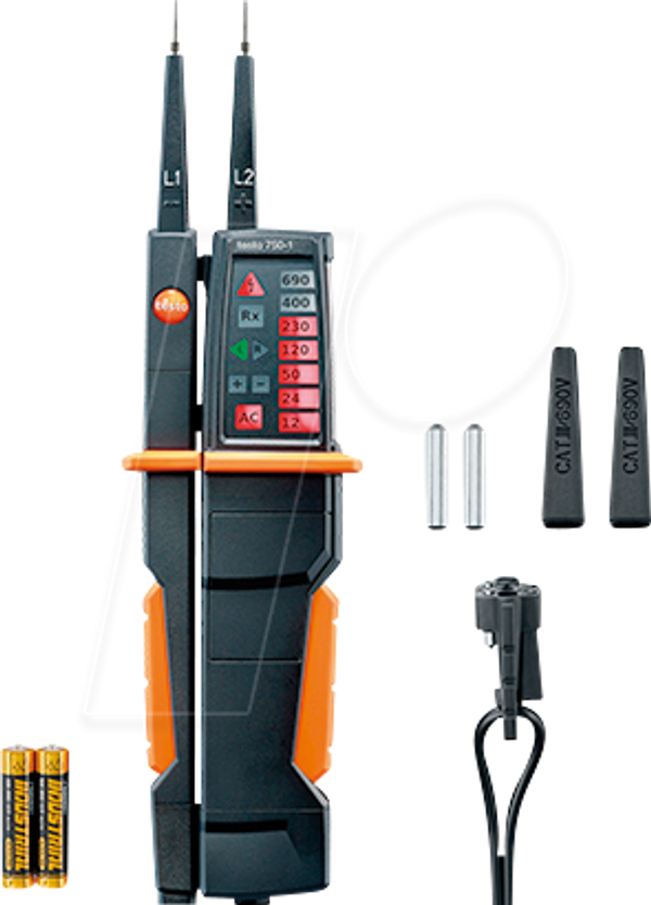 Тестер напруги testo 750-1, 12 - 690 В AC/DC, світлодіодний