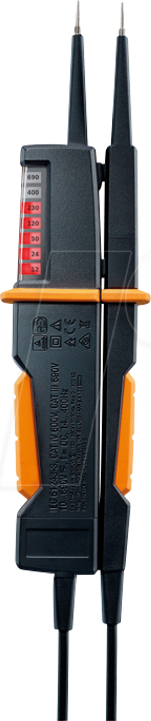 Тестер напруги testo 750-1, 12 - 690 В AC/DC, світлодіодний