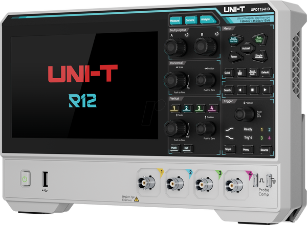 Цифровий накопичувальний осцилограф UPO1154HD, 150 МГц, 4 канали