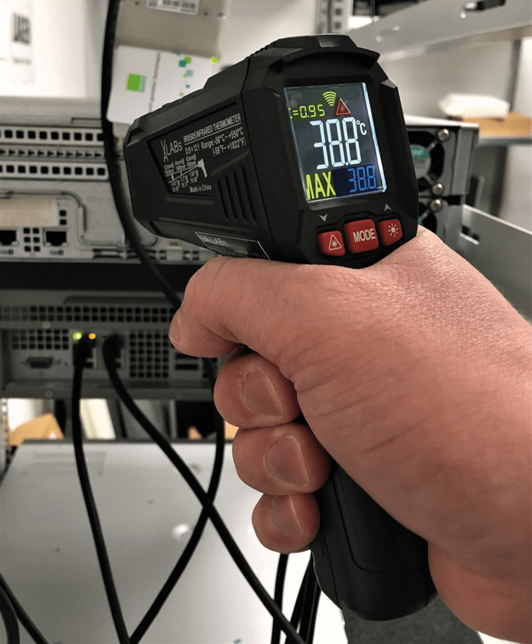 Інфрачервоний термометр VA-LABs, від -50 до +550 °C