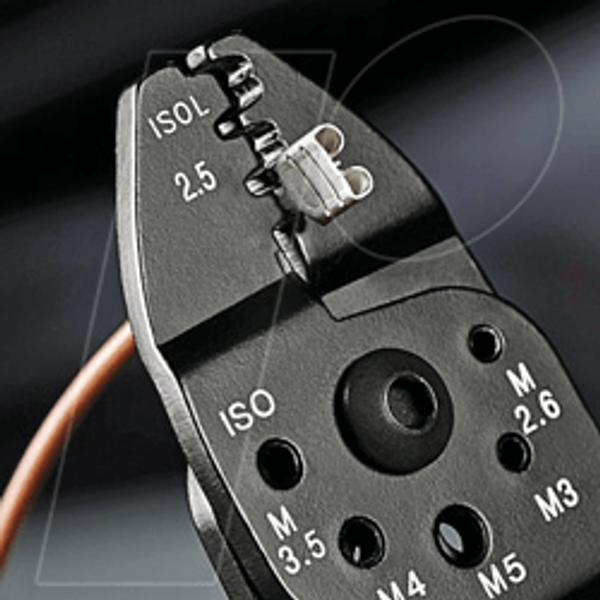 SN-48B Crimpzange Für Unisolierte Kabelschuhe – 0,5–2,5 Mm², Aus CR-V Stahl – Universelle Quetschzange