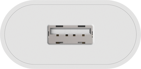 USB-зарядное устройство HC105, 5 В, 1000 мА, белое.