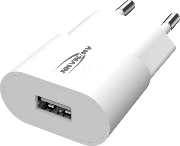 USB-зарядное устройство HC105, 5 В, 1000 мА, белое.