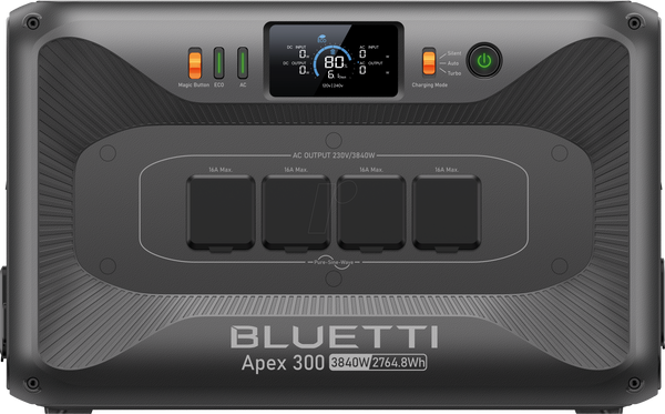 Электростанция Bluetti Apex 300, 3840 Вт, 2765 Вт·ч