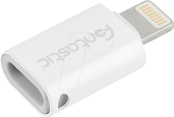 USB-адаптер, порт C на 8-контактний роз'єм Lightning, білий