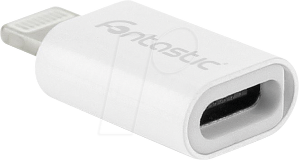 USB-адаптер, порт C на 8-контактний роз'єм Lightning, білий