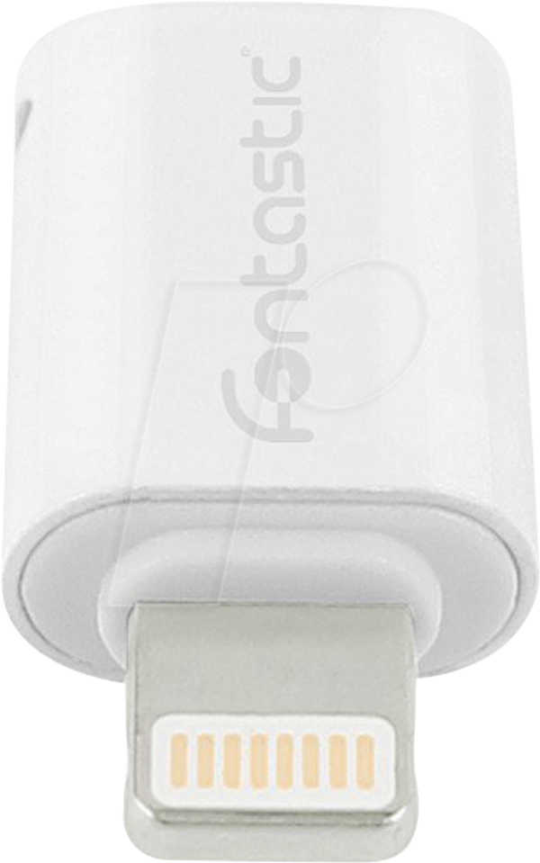 USB-адаптер, порт C на 8-контактний роз'єм Lightning, білий