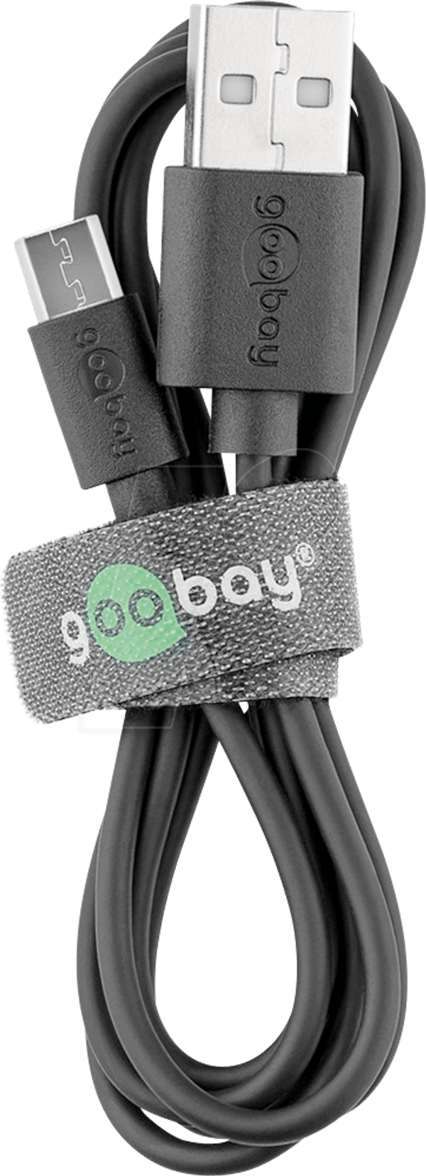 USB-зарядний пристрій, 5 В, 1 А, microUSB, чорний