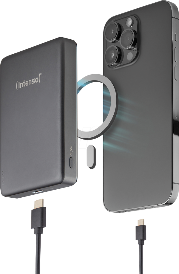 Powerbank MW10000, Li-Po, 10 000 mAh, 20 W, MagSafe, сірий