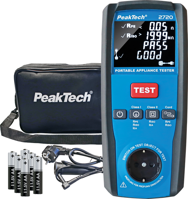 Тестер P 2720 PAT, DIN VDE 0701-0702