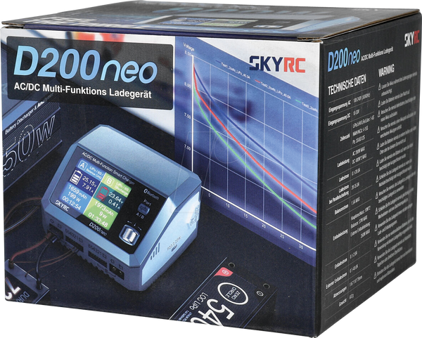 Зарядний пристрій для акумуляторних блоків D200 Neo, 1 - 6 с, макс. 20