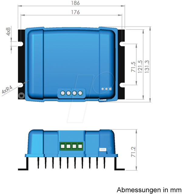 Контролер сонячного заряду BlueSolar MPPT 100/50 50 A