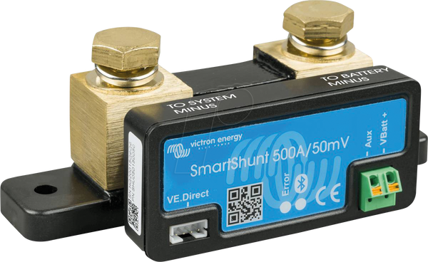 Монітор заряду акумулятора, 500 А, 50 мВ, Bluetooth