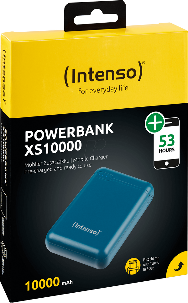 Павербанк, Li-Po, 10000 мАг, USB-C, бензин
