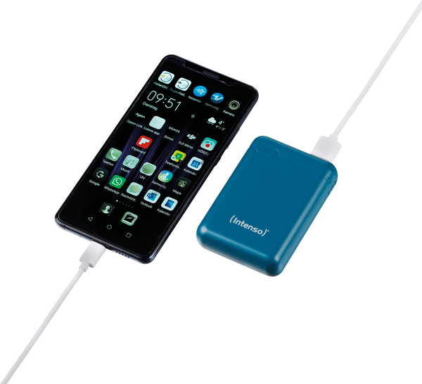 Павербанк, Li-Po, 10000 мАг, USB-C, бензин
