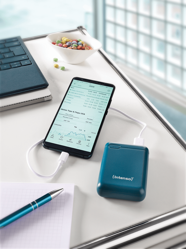 Павербанк, Li-Po, 10000 мАг, USB-C, бензин