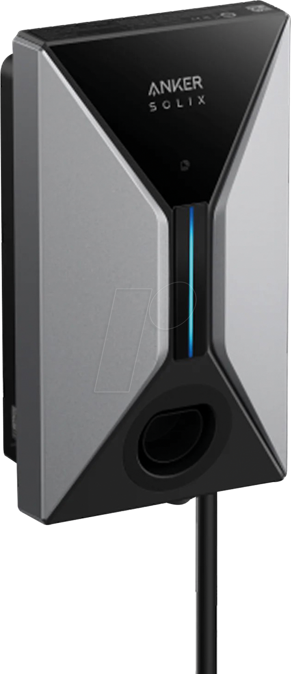 Настенный блок питания Anker SOLIX V1, 22 кВт, 32 А, 3-фазный, кабельный вариант.