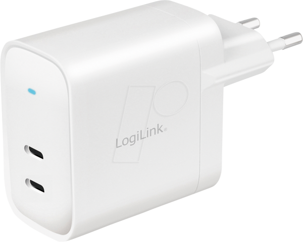 Зарядний пристрій USB, 40 Вт, 2 x USB-C, GaN