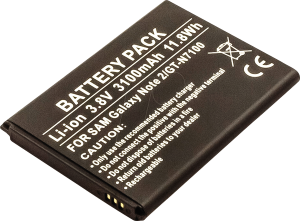 Акумулятор для смартфонів Samsung, Li-Ion, 3100 мАг